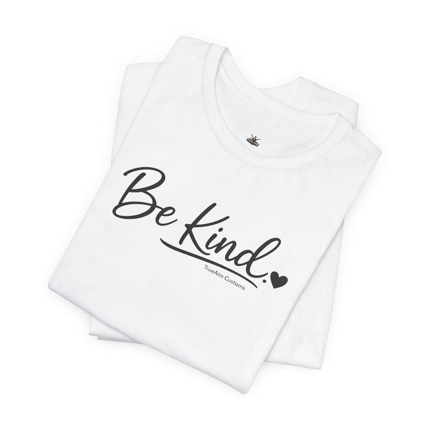 Be Kind Heart T-Shirt — Minimalist Positive Message Tee