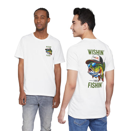 "Wishin' & Fishin'" Bass Graphic Tee