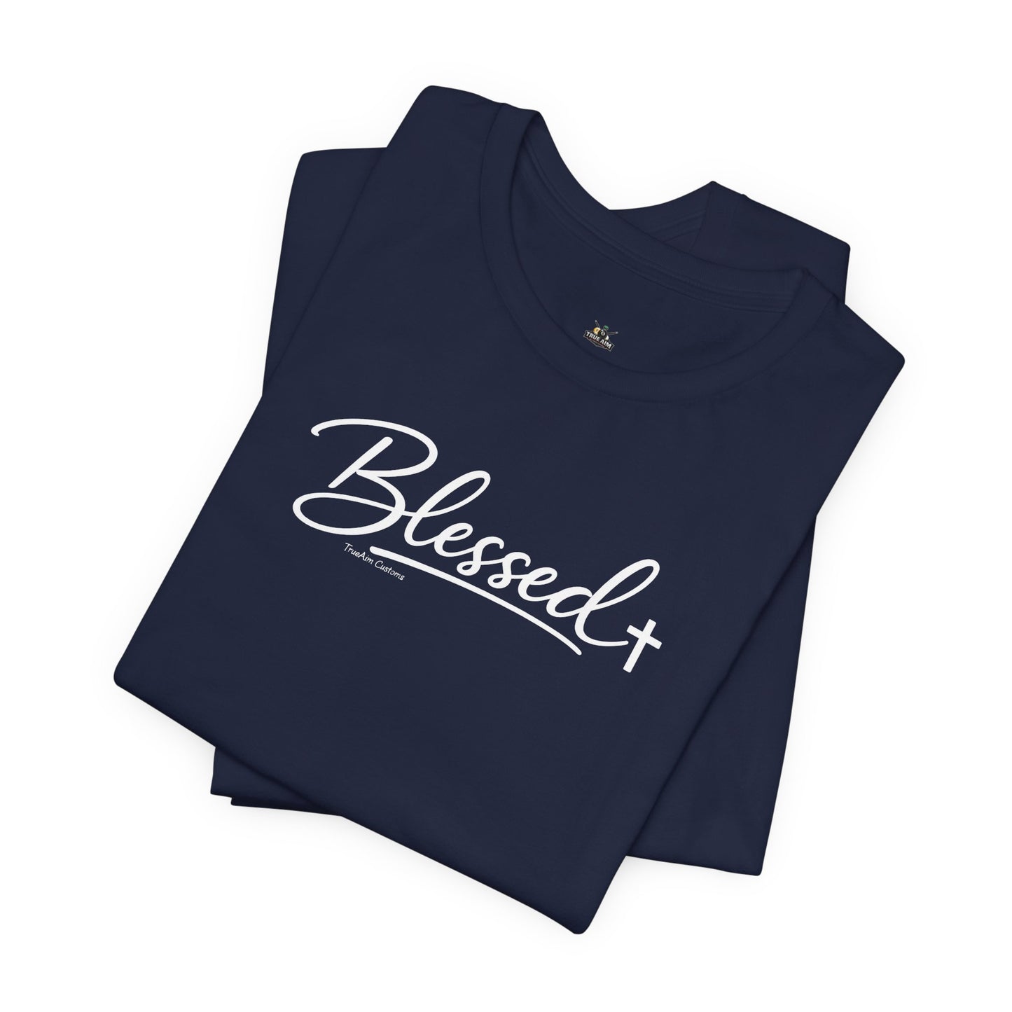 Blessed Minimalist Tee - White Short Sleeve Shirt
