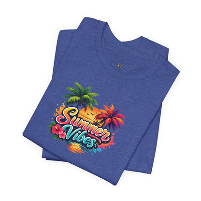 Summer Vibes T-Shirt – Tropical Palm Beach Tee