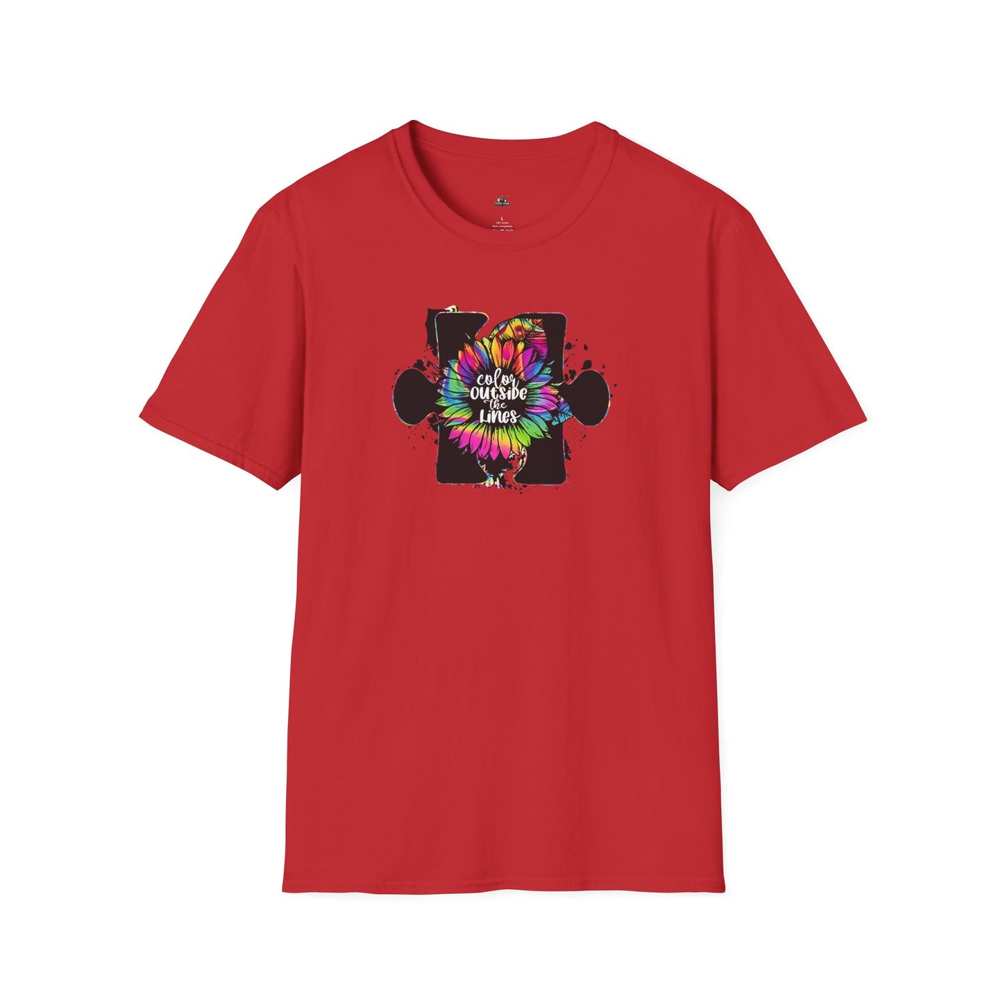 Color outside the lines t shirt