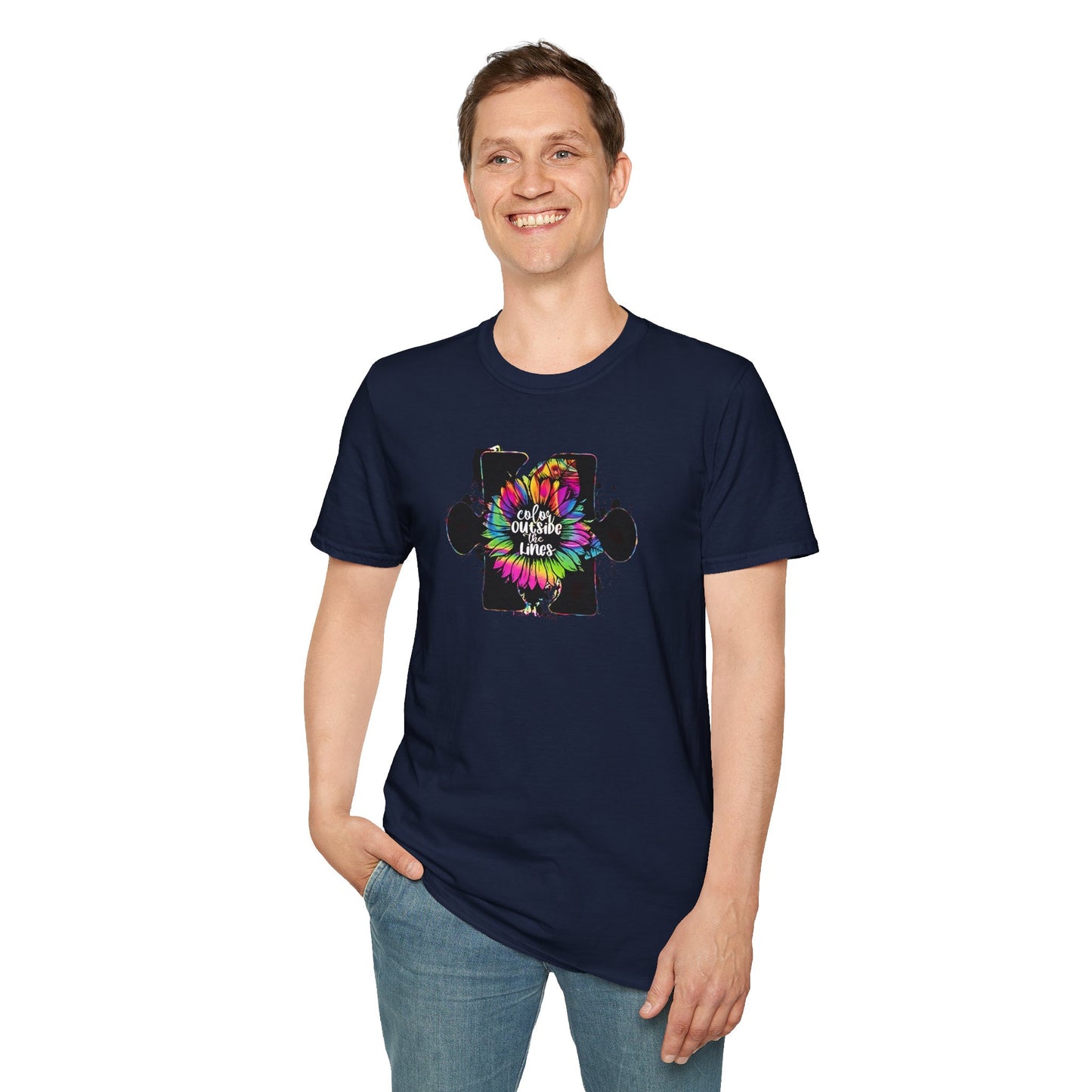 Color outside the lines t shirt