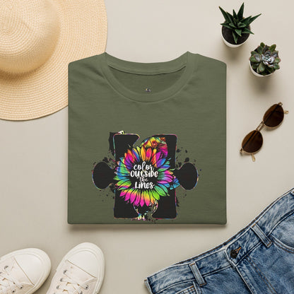 Color outside the lines t shirt