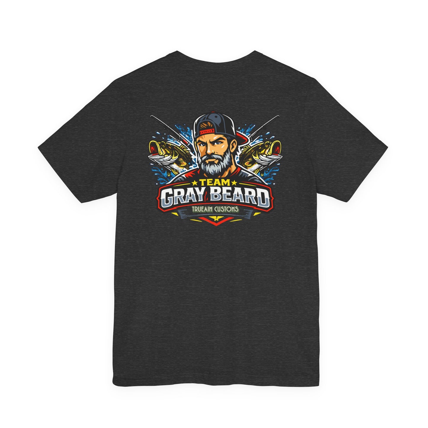 Gray Beard Fishing Team T-Shirt — Men's Fishing Graphic Tee