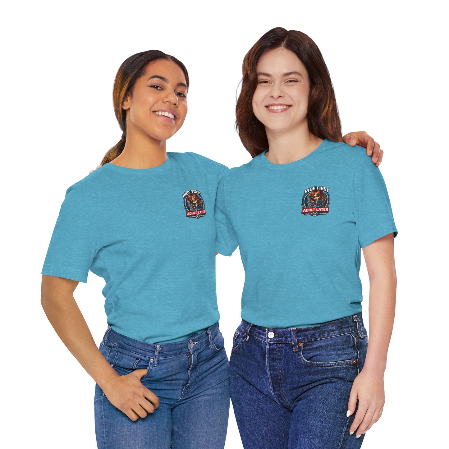 Ride First, Adult Later Motorcycle Tee