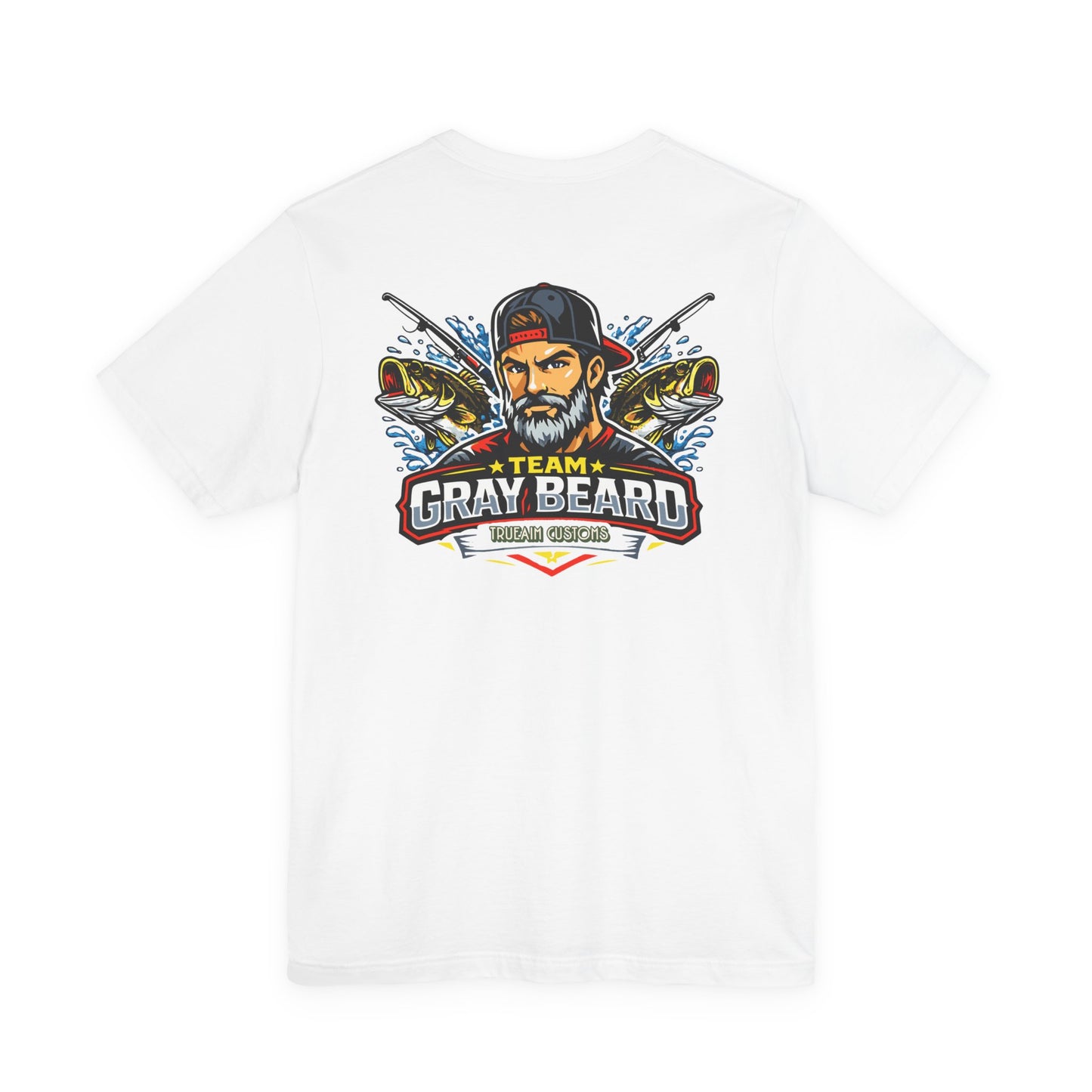 Gray Beard Fishing Team T-Shirt — Men's Fishing Graphic Tee
