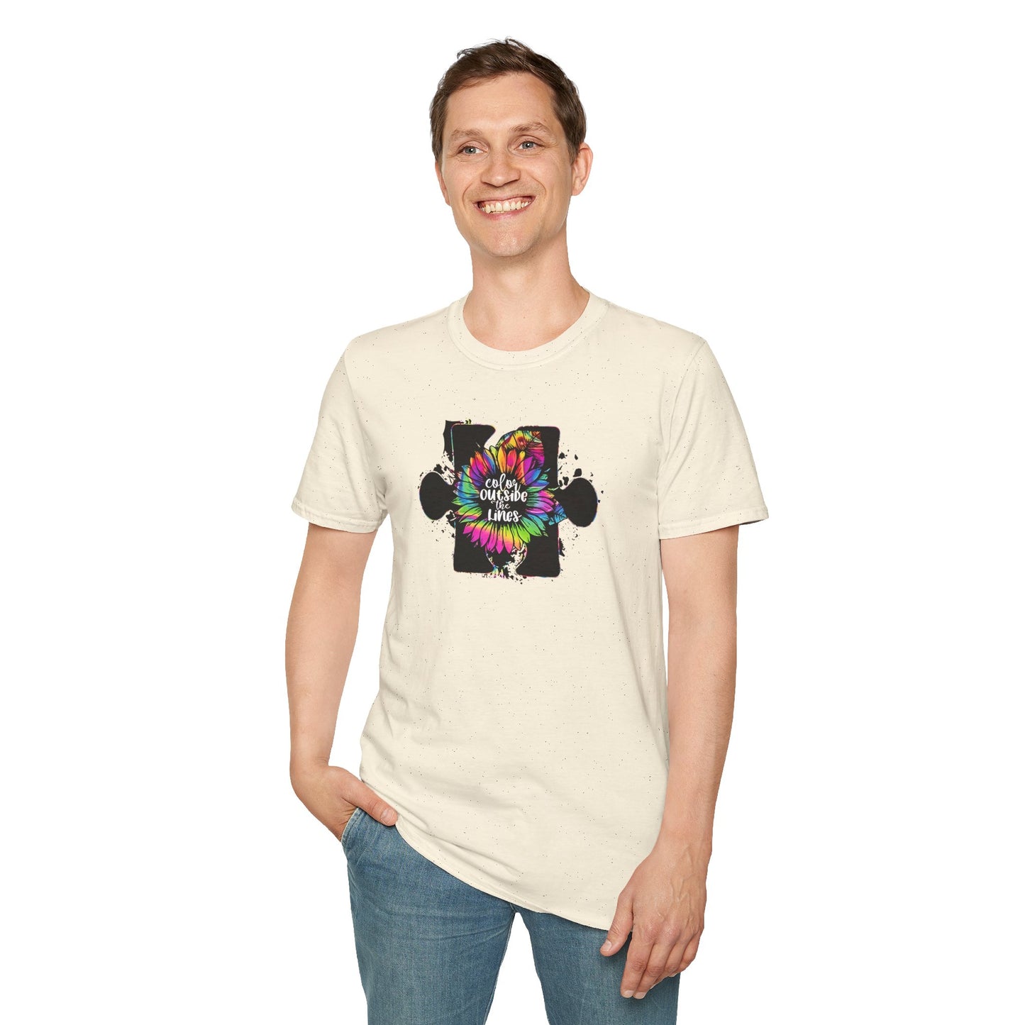 Color outside the lines t shirt