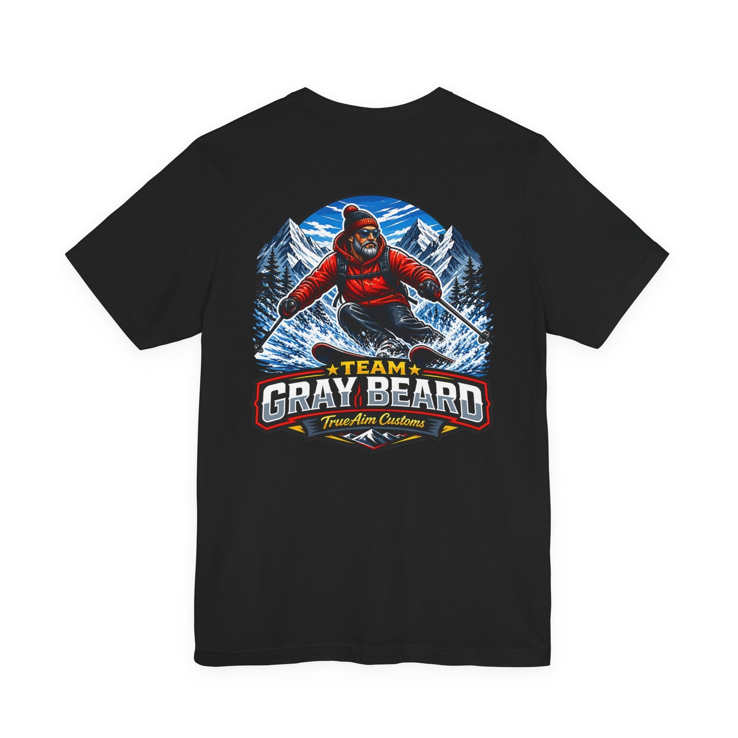Gray Beard Ski Team T-Shirt — Vintage Mountain Skiing Graphic Tee