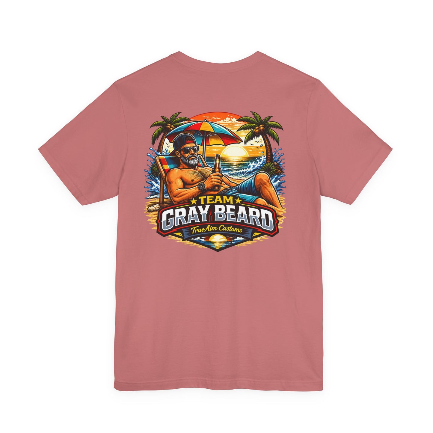 Team Gray Beard on the Beach Short Sleeve Tee