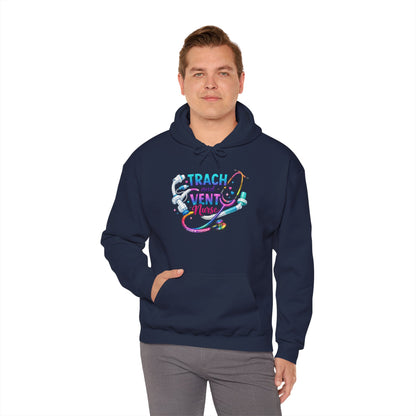 TRACH and VENT nurse Unisex Heavy Blend™ Hooded Sweatshirt