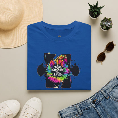 Color outside the lines t shirt