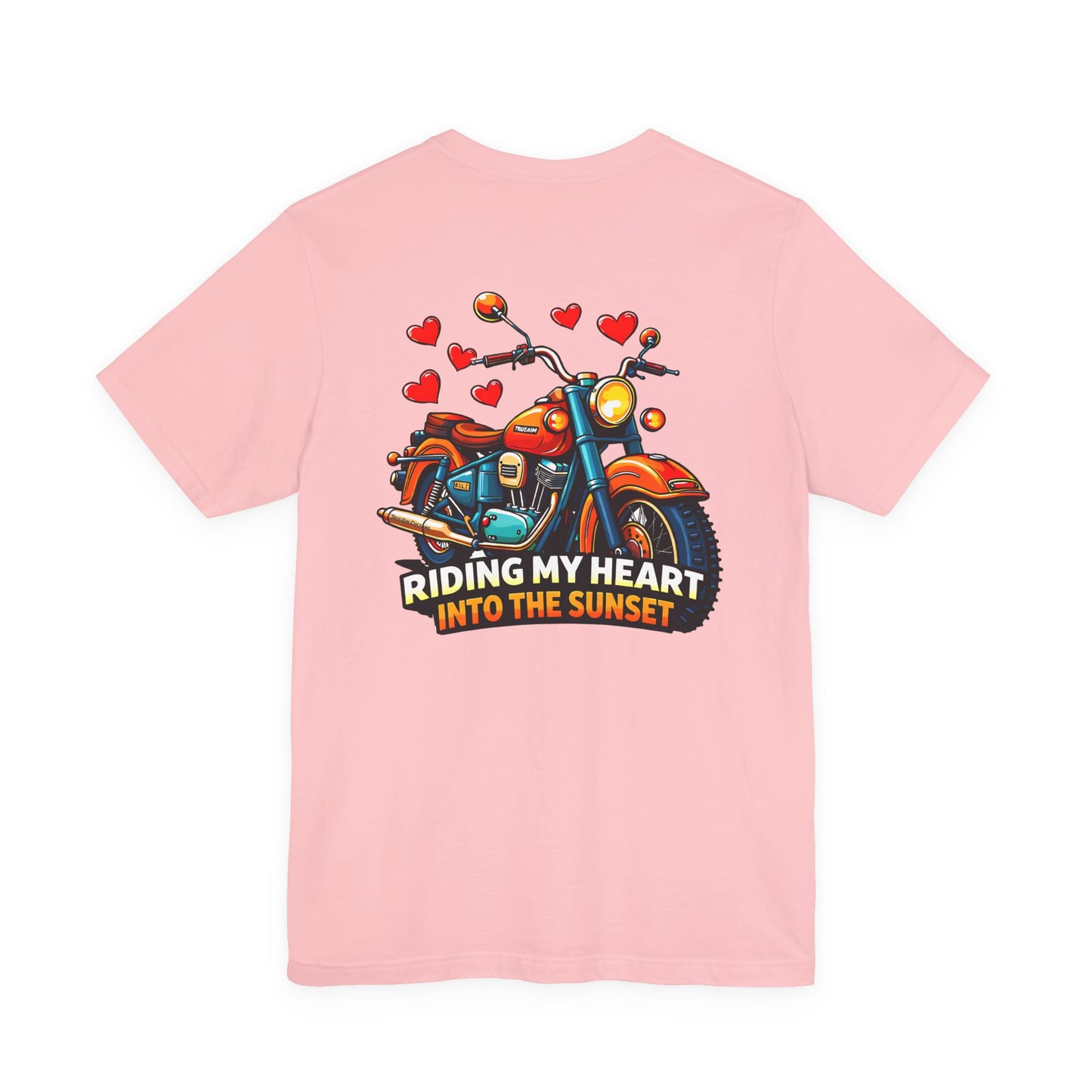 Riding my heart into the sunset- Motorcycle Graphic Tee -