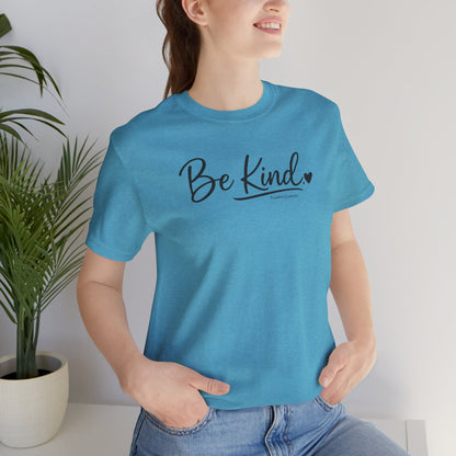 Be Kind Heart T-Shirt — Minimalist Positive Message Tee