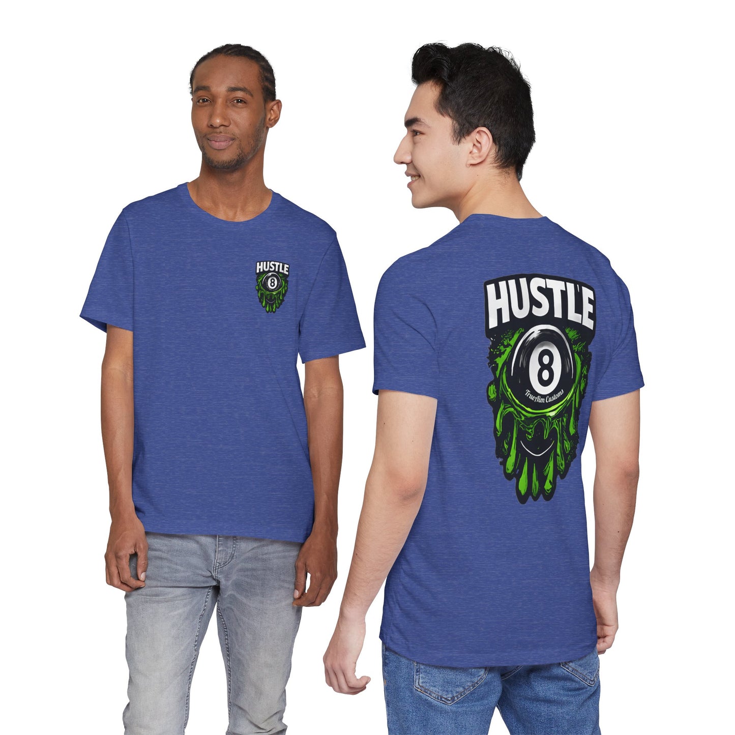 Hustle 8 Ball Tee — Billiards Graphic T-Shirt