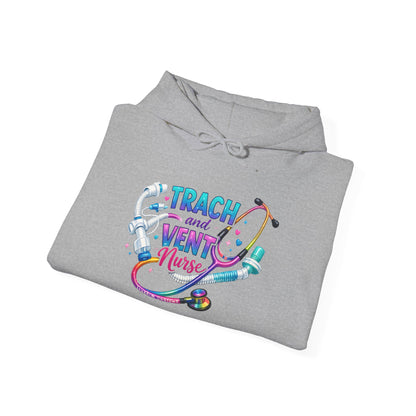 TRACH and VENT nurse Unisex Heavy Blend™ Hooded Sweatshirt
