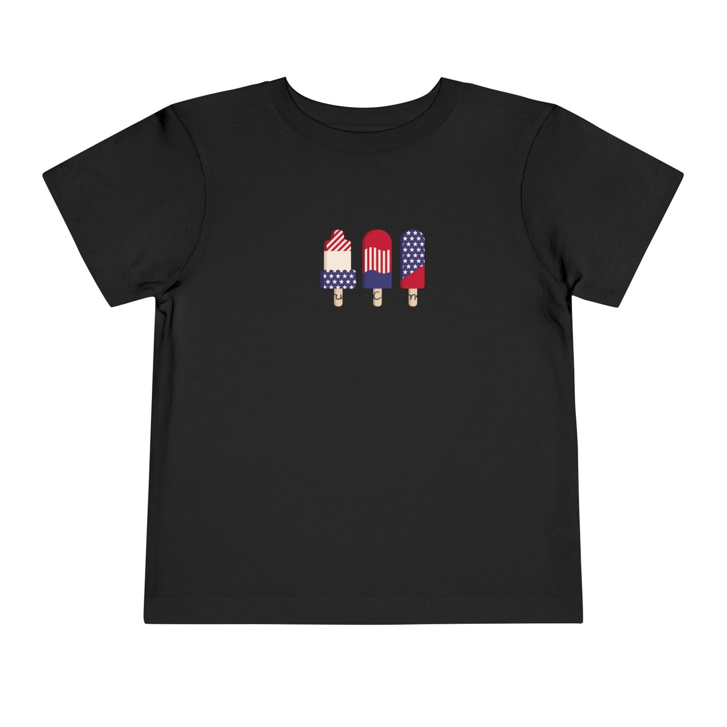 Toddler Tee — Patriotic Popsicle 4th of July Kids Shirt