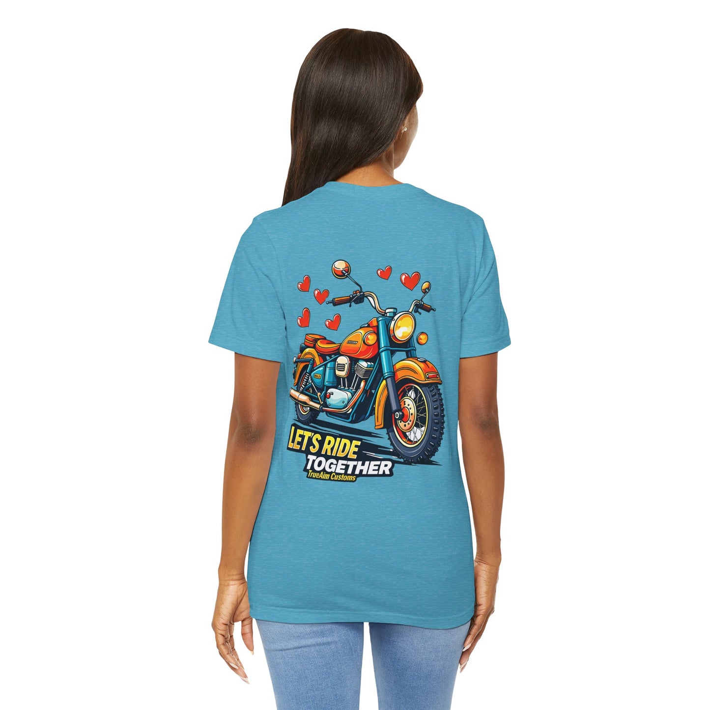 Lets Ride Together Graphic Tee — Women's Biker Shirt