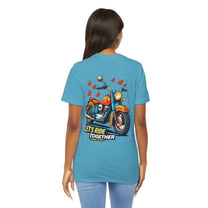 Lets Ride Together Graphic Tee — Women's Biker Shirt