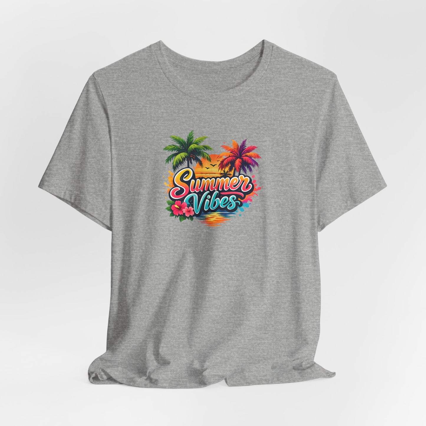 Summer Vibes T-Shirt – Tropical Palm Beach Tee