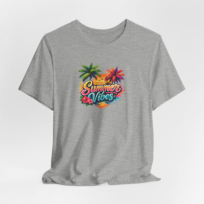 Summer Vibes T-Shirt – Tropical Palm Beach Tee