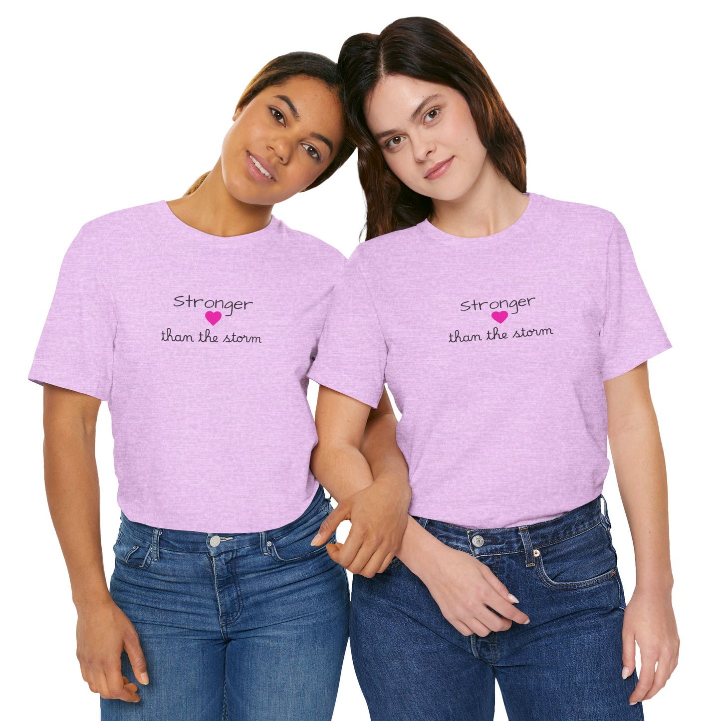 Stronger Than The Storm T-Shirt — Inspirational Motivational Tee