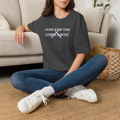 "Here for the Complaints!" Funny Sarcastic Billiards Tee