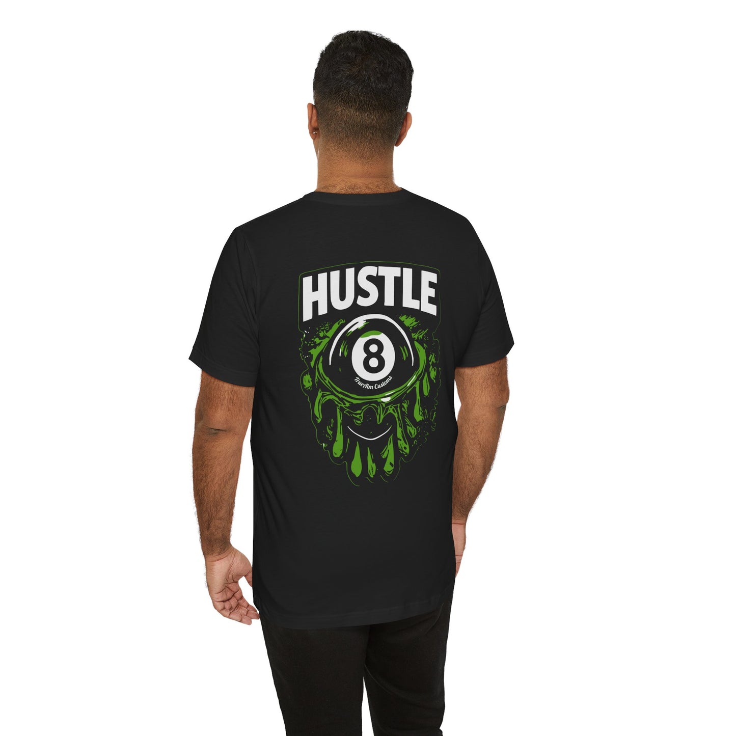 Hustle 8 Ball Tee — Billiards Graphic T-Shirt