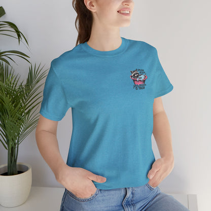 Raccoon 'Splish Splash, Your Opinion Is Trash' Graphic Tee