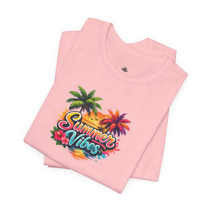 Summer Vibes T-Shirt – Tropical Palm Beach Tee