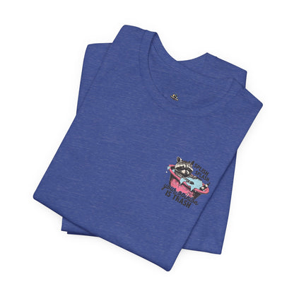 Raccoon 'Splish Splash, Your Opinion Is Trash' Graphic Tee