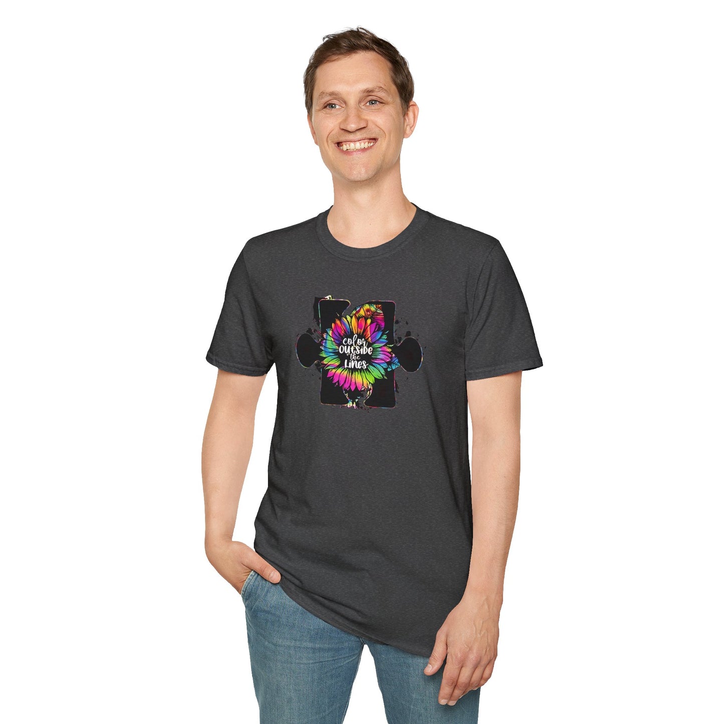 Color outside the lines t shirt
