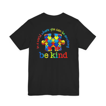 support squad, Be Kind Autism Puzzle T-Shirt
