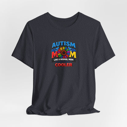 'Autism Mom: Like a normal mom except much cooler' Colorful Puzzle Design
