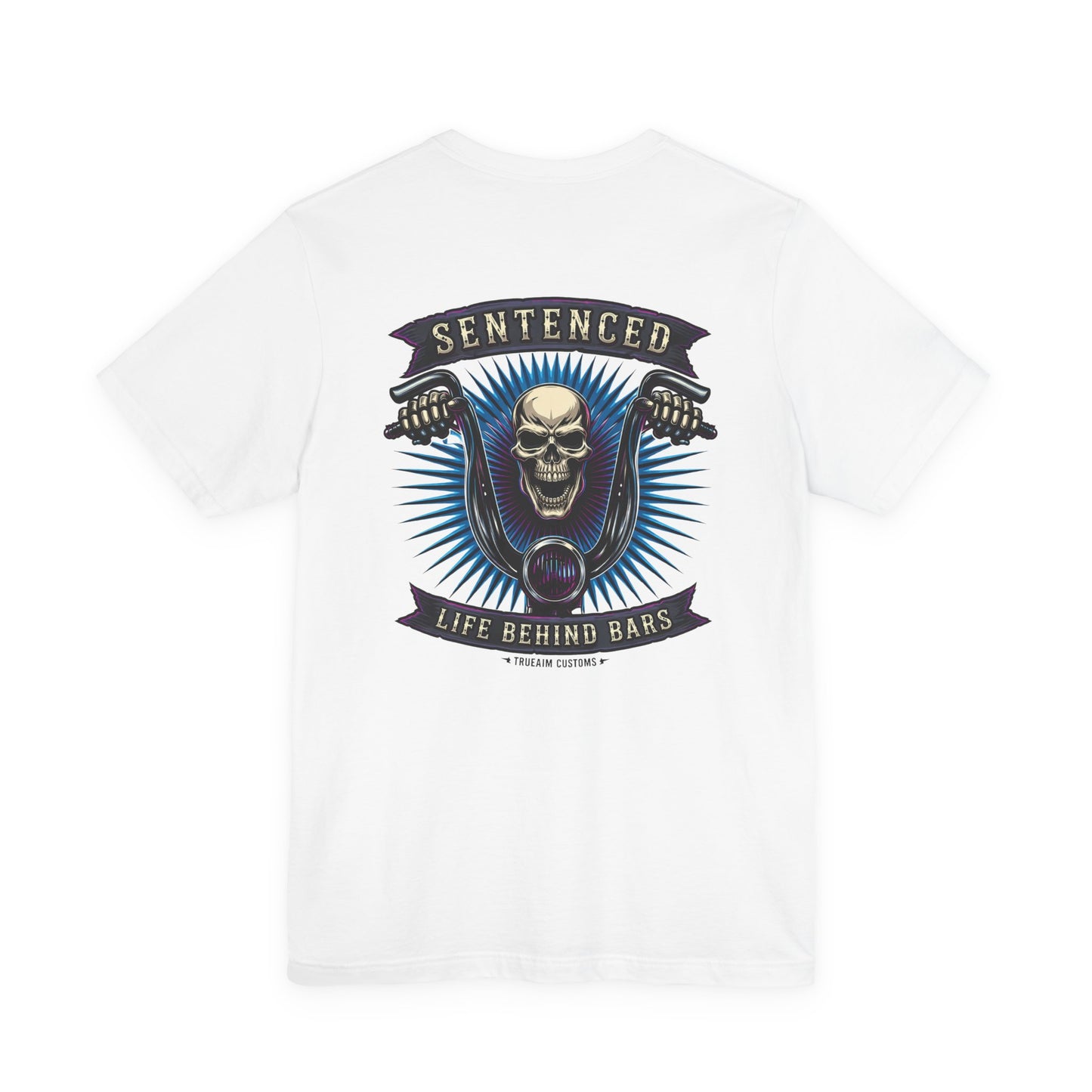 Sentenced Skull T-Shirt — "Life Behind Bars" Graphic Tee