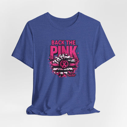 "Back The Pink” Breast Cancer Support Tee