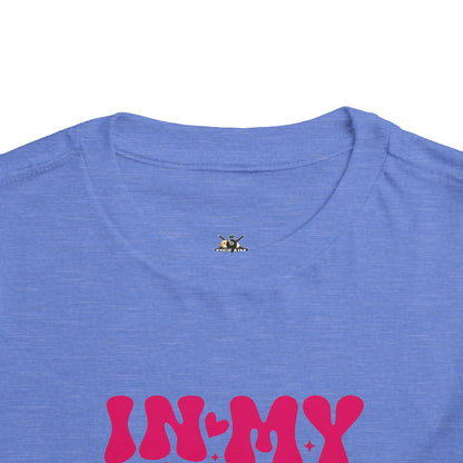 Toddler Tee — "In My Big Sister Era" Retro Pink Announcement Shirt