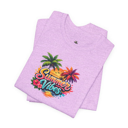 Summer Vibes T-Shirt – Tropical Palm Beach Tee
