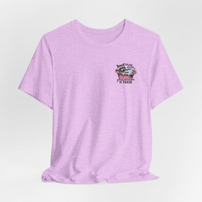 Raccoon 'Splish Splash, Your Opinion Is Trash' Graphic Tee