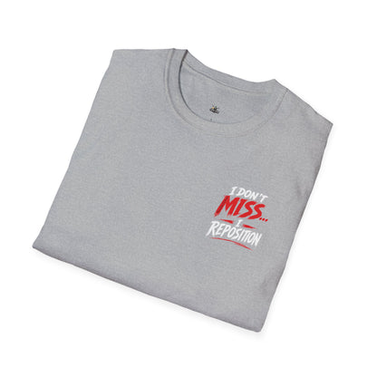I Don't miss I reposition billiards tee
