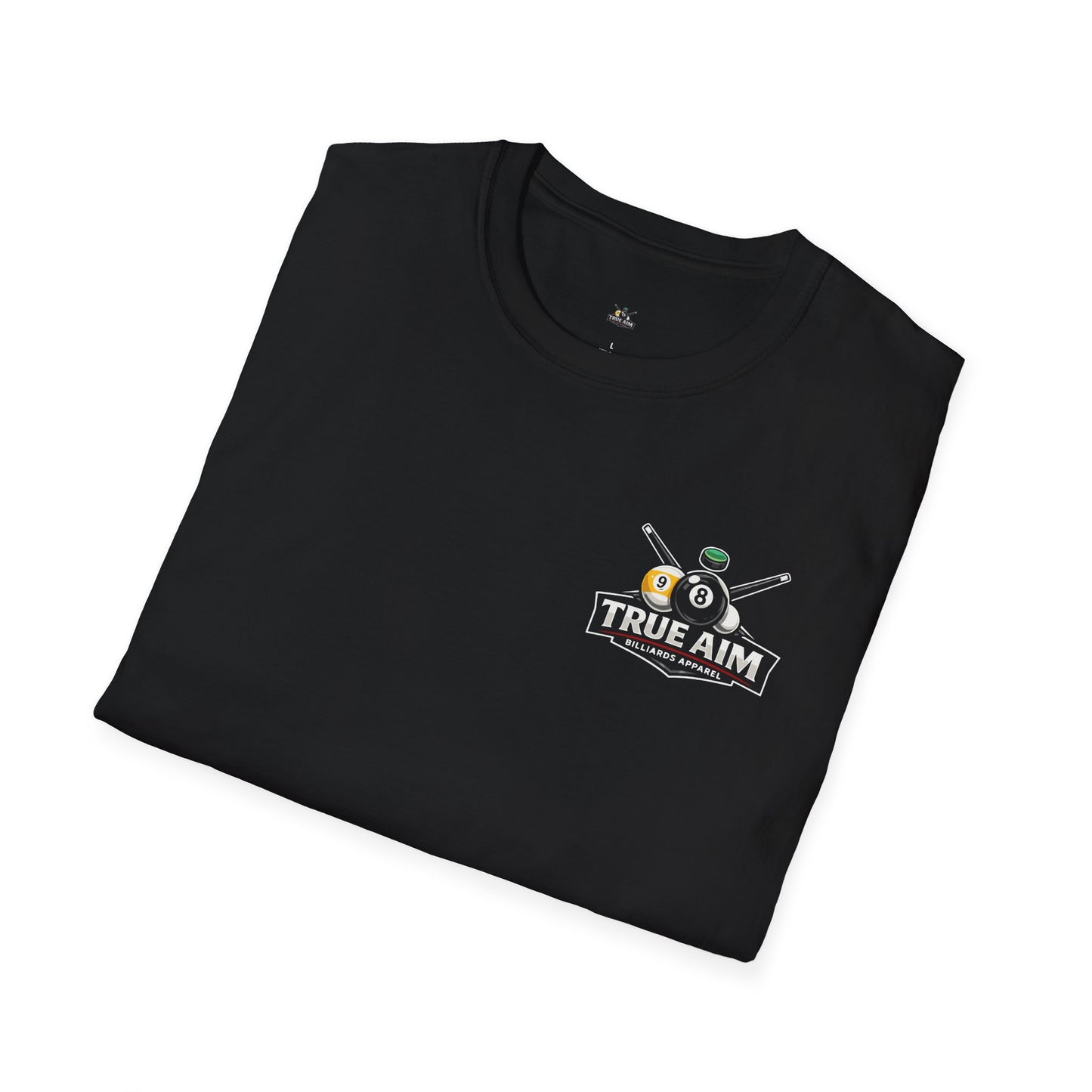 Cue Happens Pool T‑Shirt — Funny Billiards 8‑Ball Tee