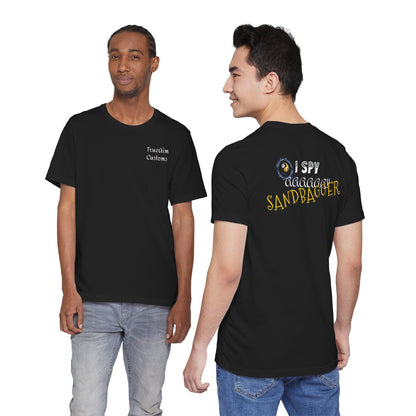 I Spy a Sandbagger T-Shirt — Funny billiards Sandbagger Tee