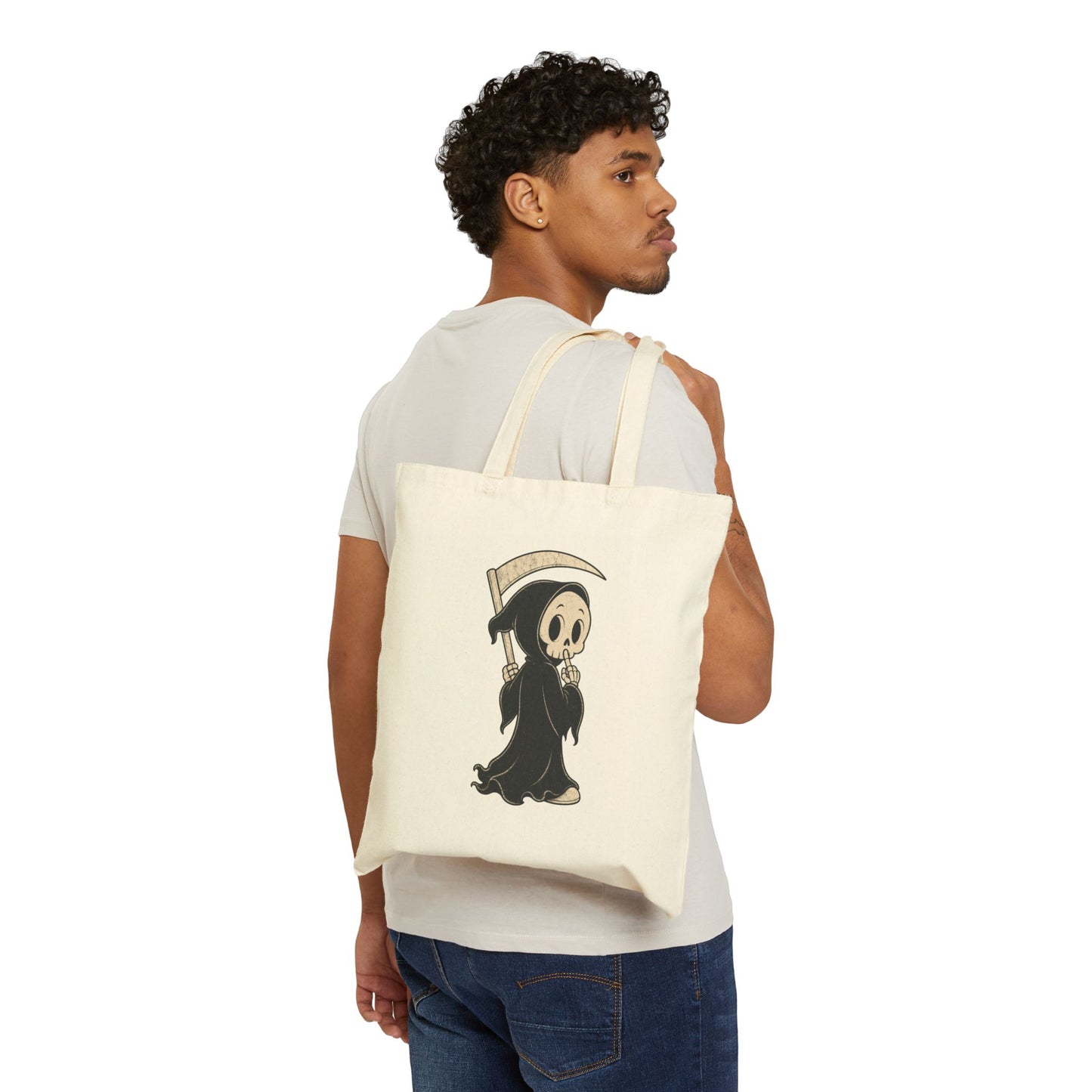Cotton Canvas Tote Bag- I look calm but in my head i've slapped you 3 times