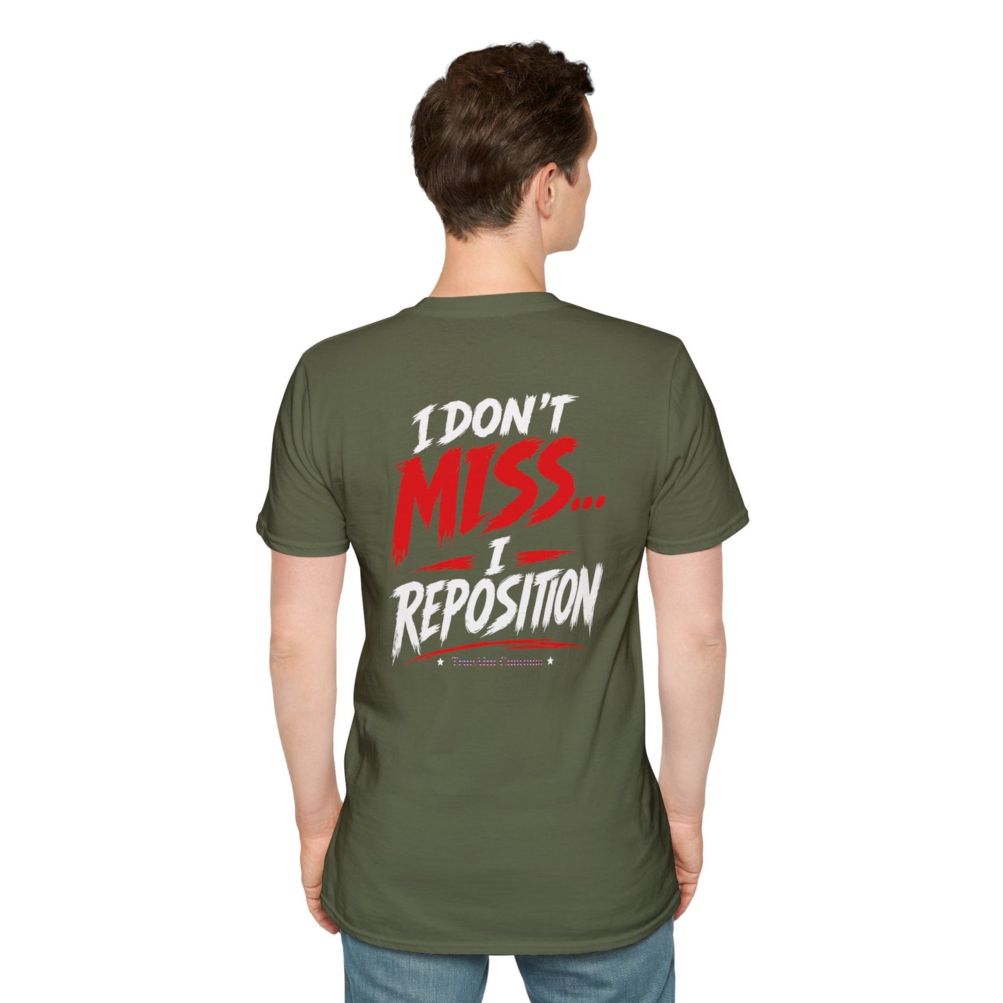 I Don't miss I reposition billiards tee