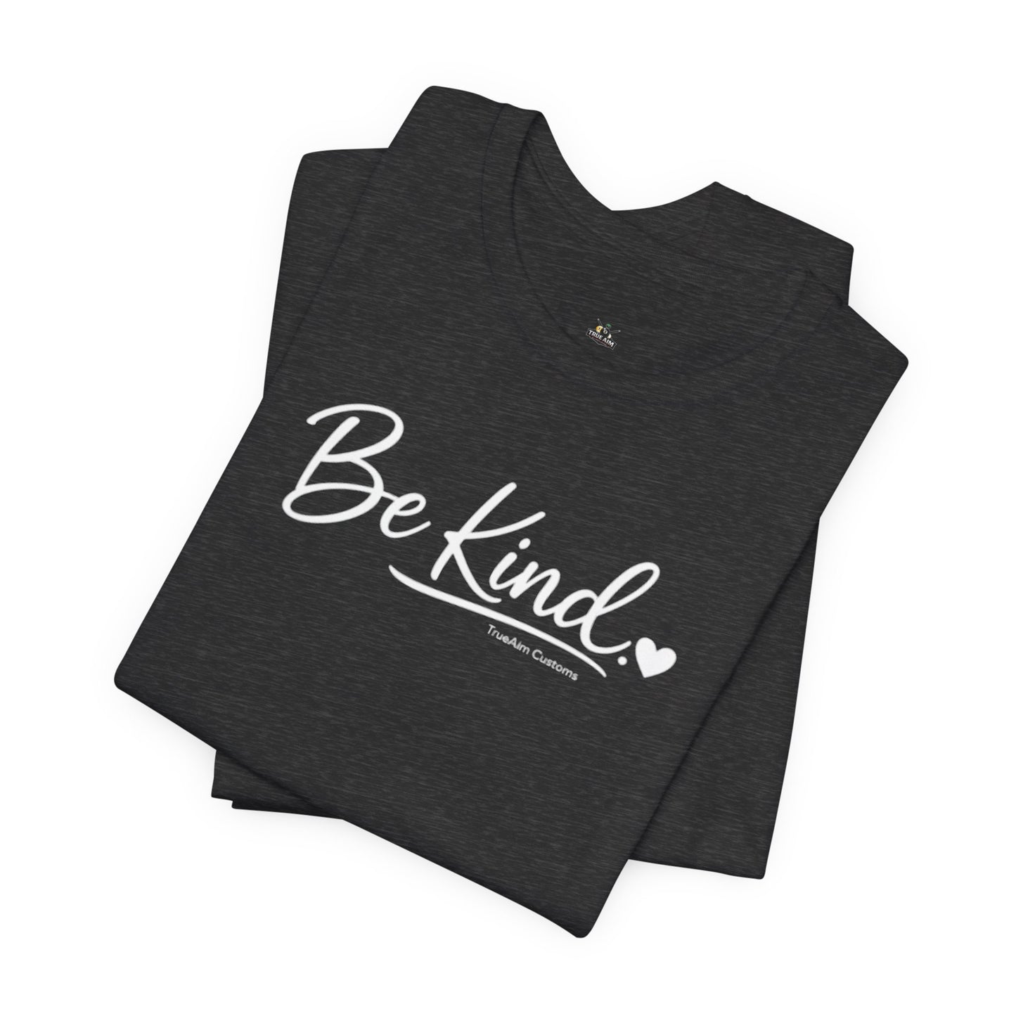 Be Kind Heart T-Shirt — Minimalist Positive Message Tee