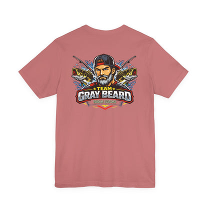 Gray Beard Fishing Team T-Shirt — Men's Fishing Graphic Tee
