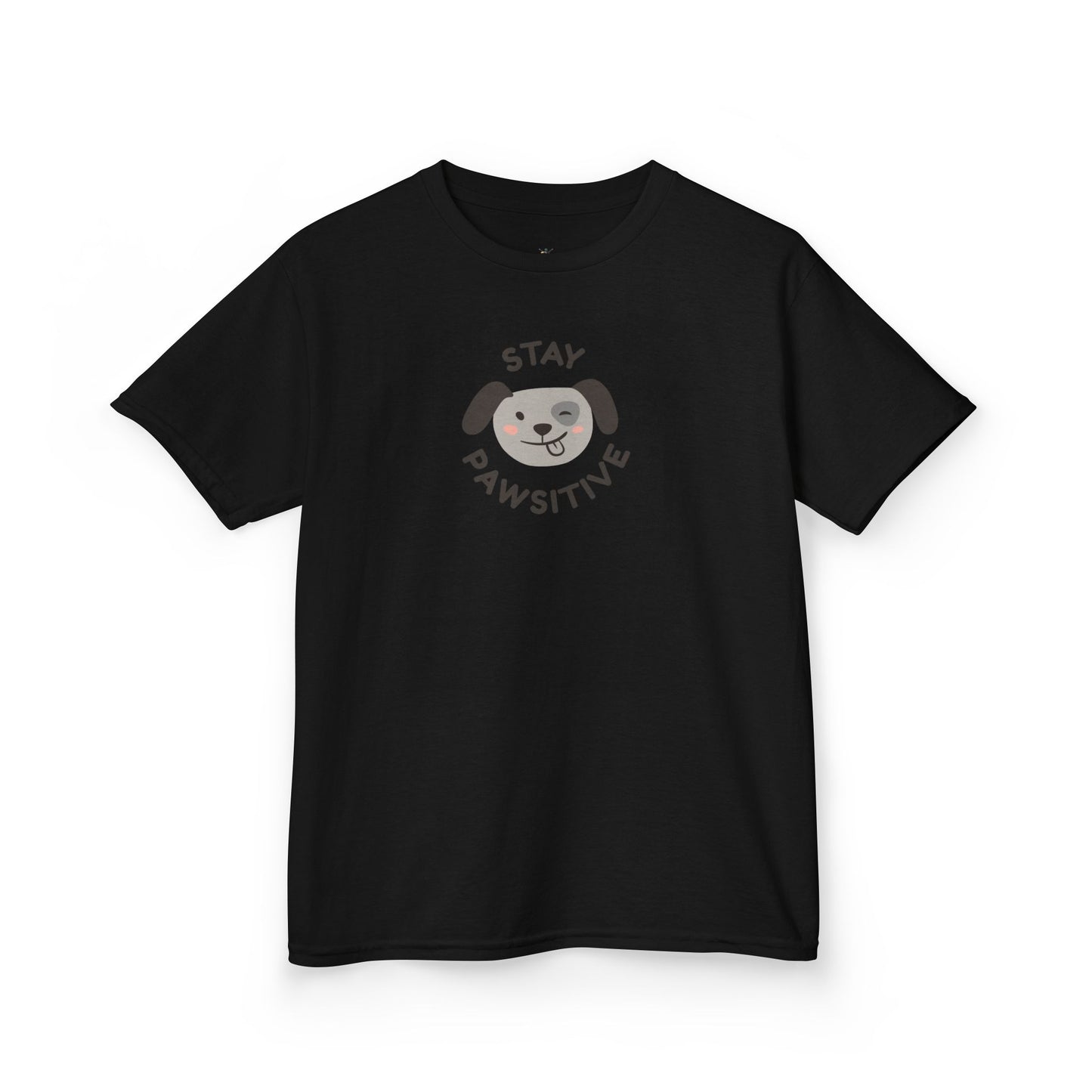 Kids T-Shirt — "Stay Pawsitive" Sloth Tee (Cute Animal Positivity Shirt)