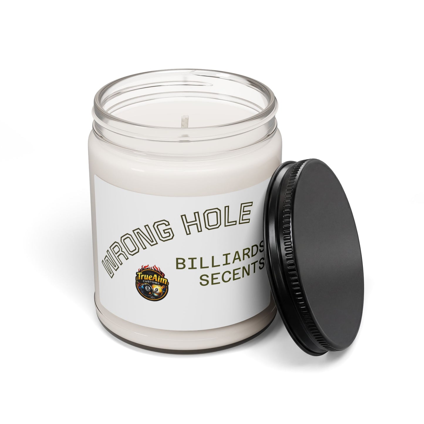 Billiards Scents Soy Candle — 'Wrong Hole' 9oz Scented Jar