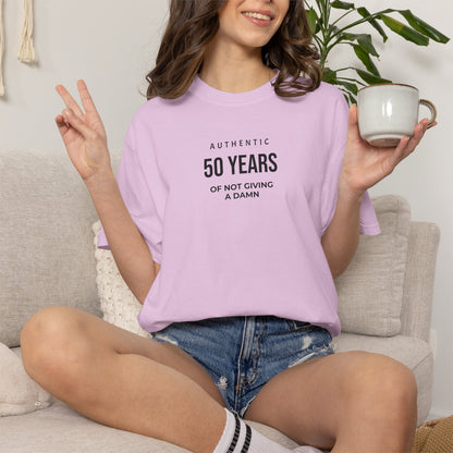 50 Years of Not Giving a Damn T-Shirt