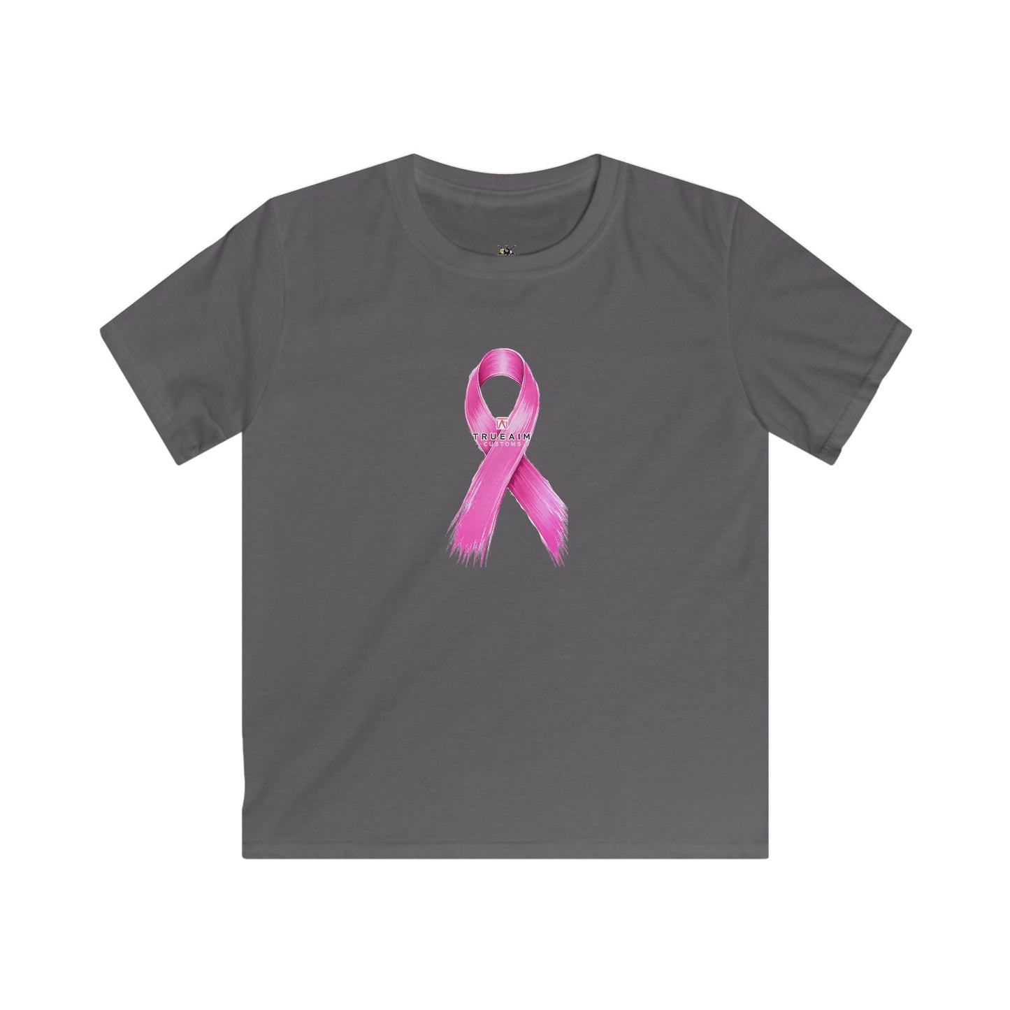 Kids T-Shirt - Pink Awareness Ribbon Breast Cancer Support Tee