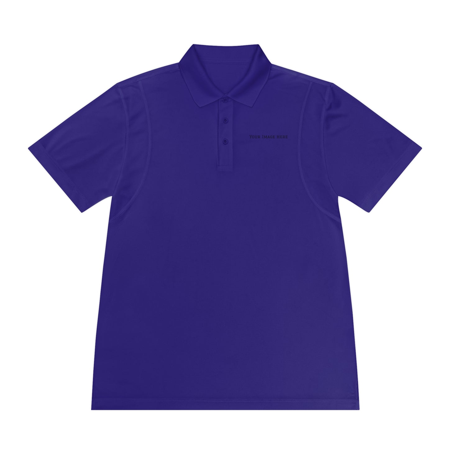 Custom Men's Sport Polo — Personalized Front/Back Logo Athletic Shirt